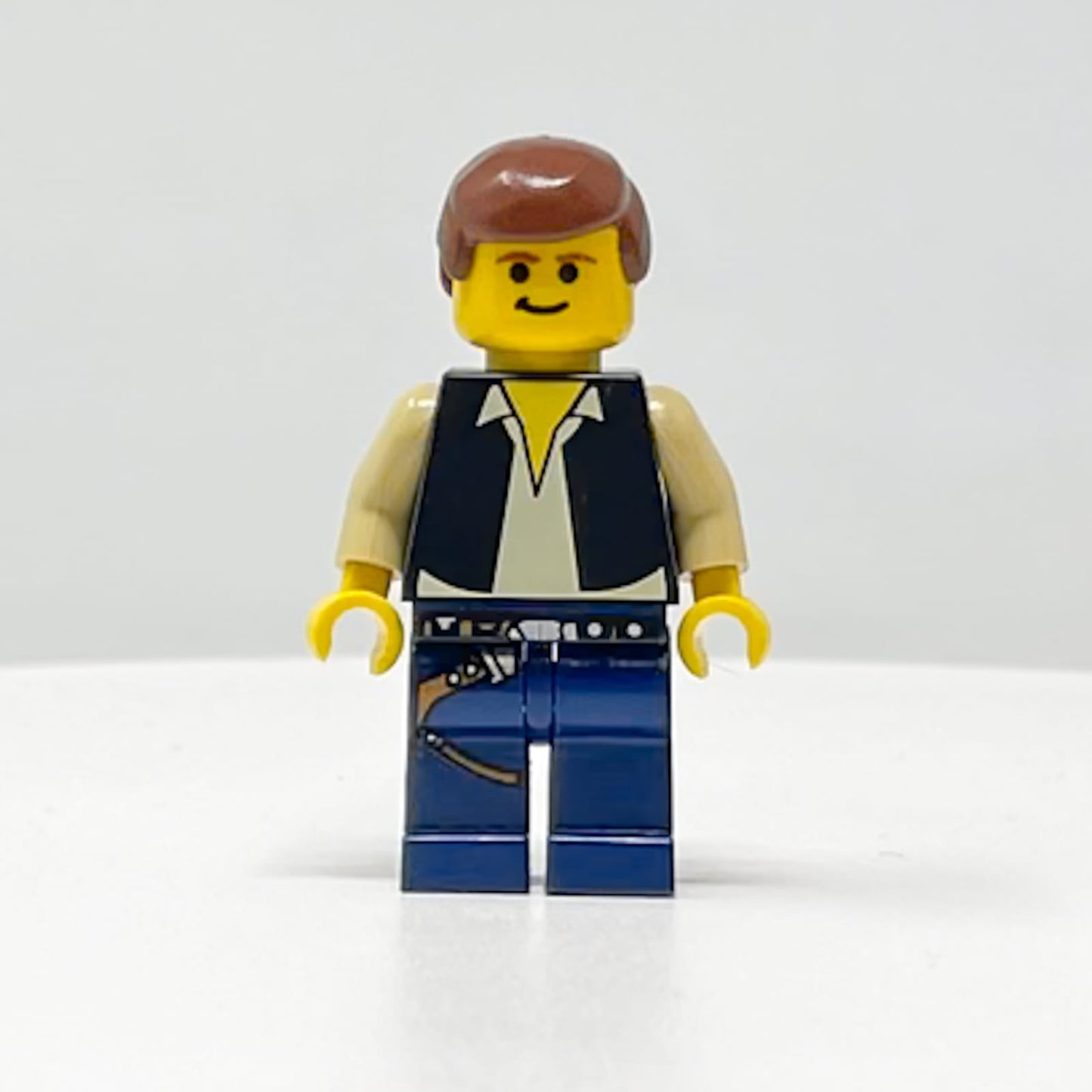 Vintage Lego Star Wars Lego Minifigure LEGO SW0045 - Han Solo (Skiff, Holster) - Star Wars Minifigure