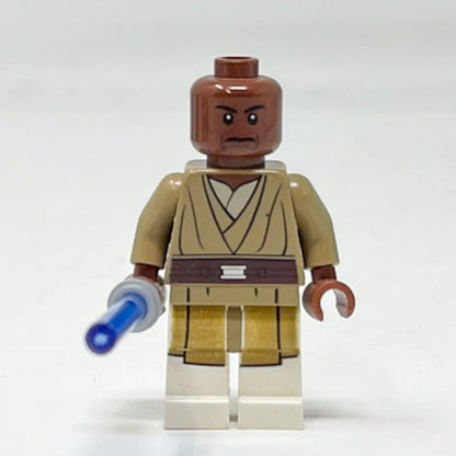 Vintage Lego Star Wars Lego Minifigure Mace Windu (White Legs) - SW0479 - Lego Star Wars Minifigure
