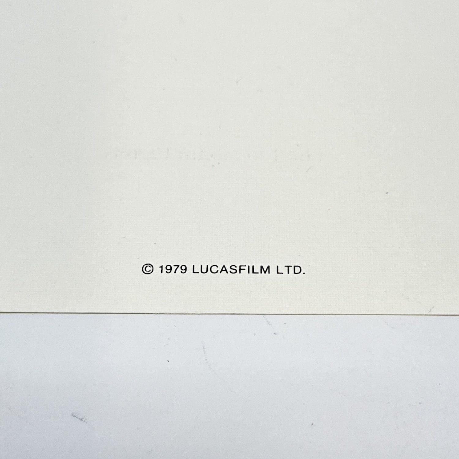 Vintage Lucasfilm Star Wars Non-Toy Lucasfilm Internal Christmas Card 1979 - Unused - Ralph McQuarrie