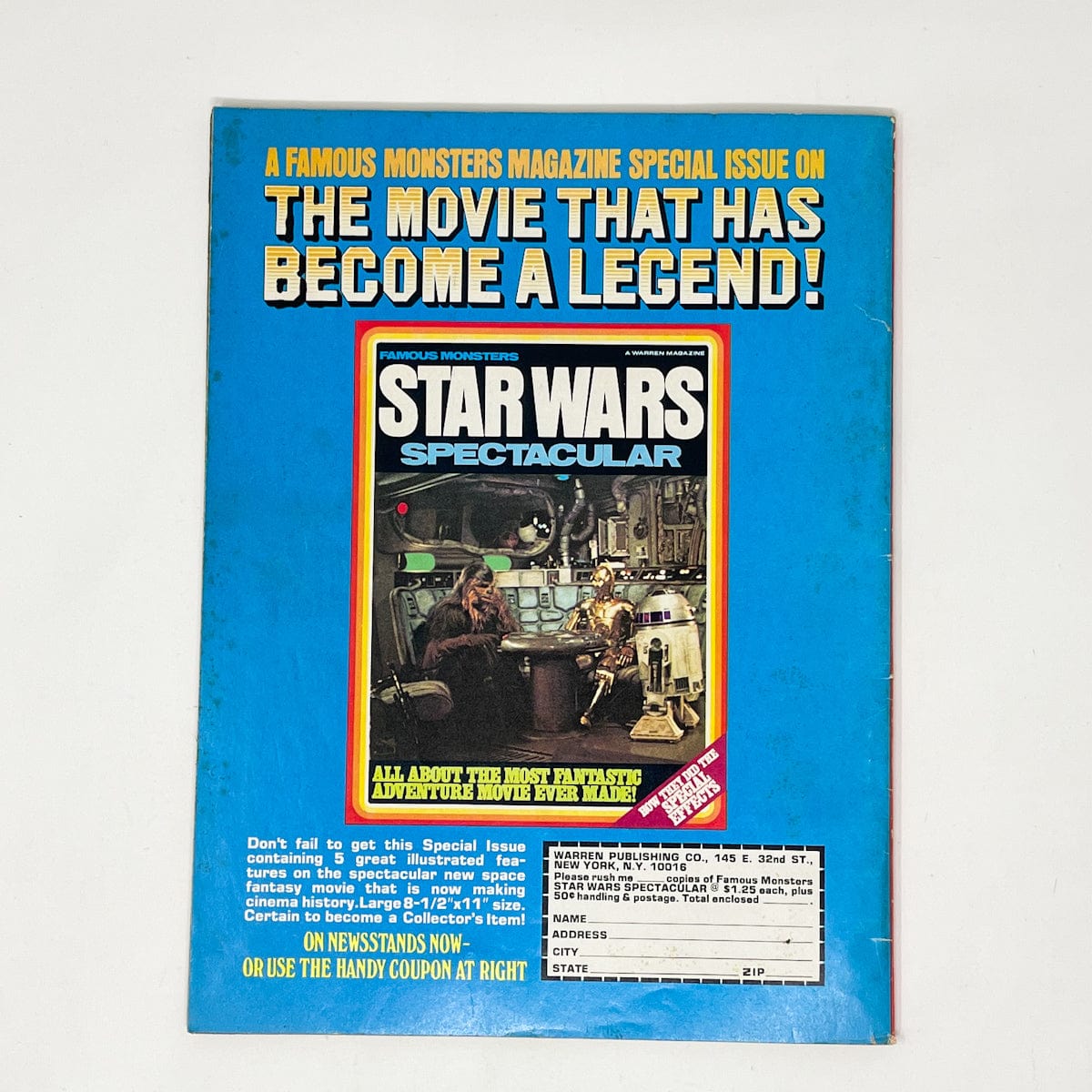 Vintage Magazine Star Wars Non-Toy Monsters Magazine - R2-D2 Cover - 1977