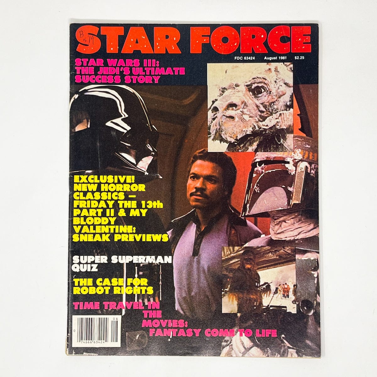 Vintage Magazine Star Wars Non-Toy Star Force Magazine - Star Wars III Cover - 1981