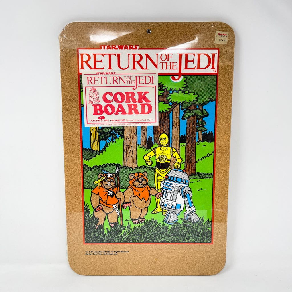 Vintage Manton Cork Company Star Wars Non-Toy ROTJ Cork Board - 3PO, R2 & Ewoks (1983)