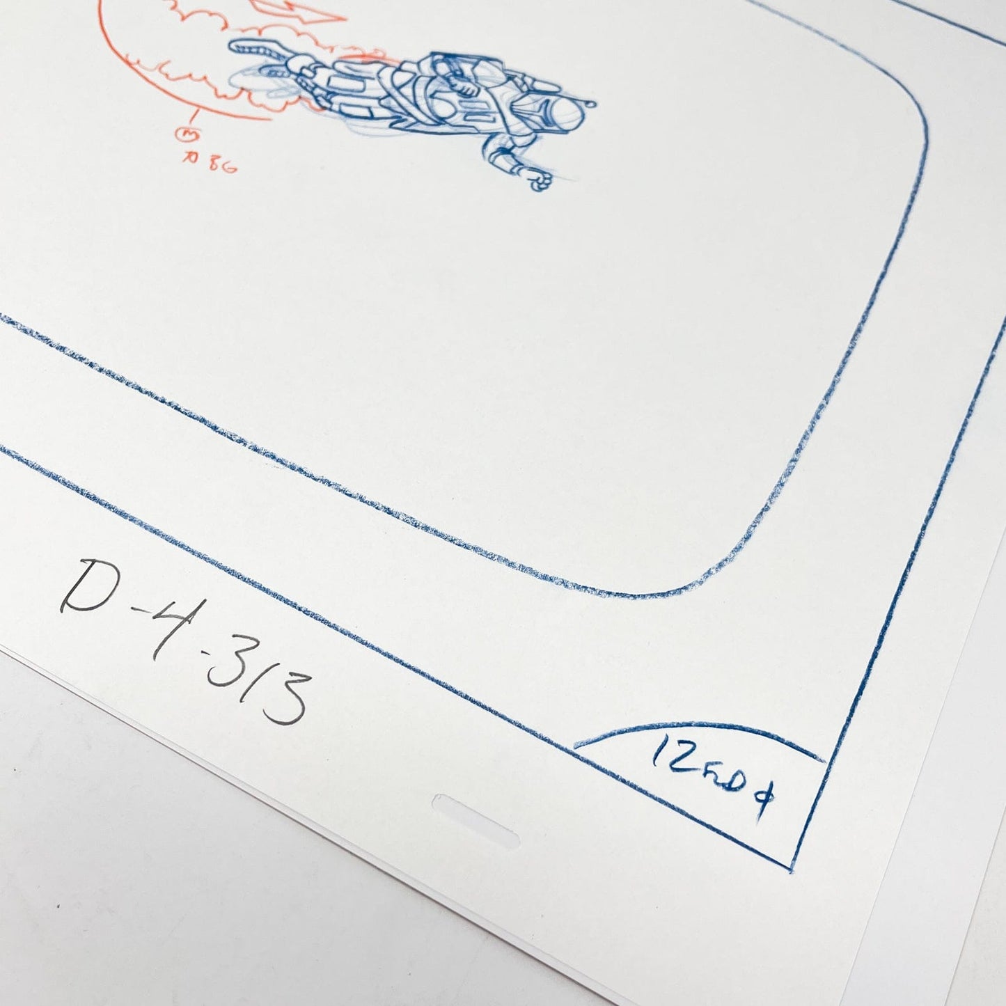 Vintage Nelvana Star Wars Non-Toy Boba Fett - DROIDS Cartoon Original Layout Pose Artwork