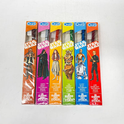 Vintage Oral-B Star Wars Non-Toy Set of 6 Sealed Oral-B Toothbrushes - Canadian