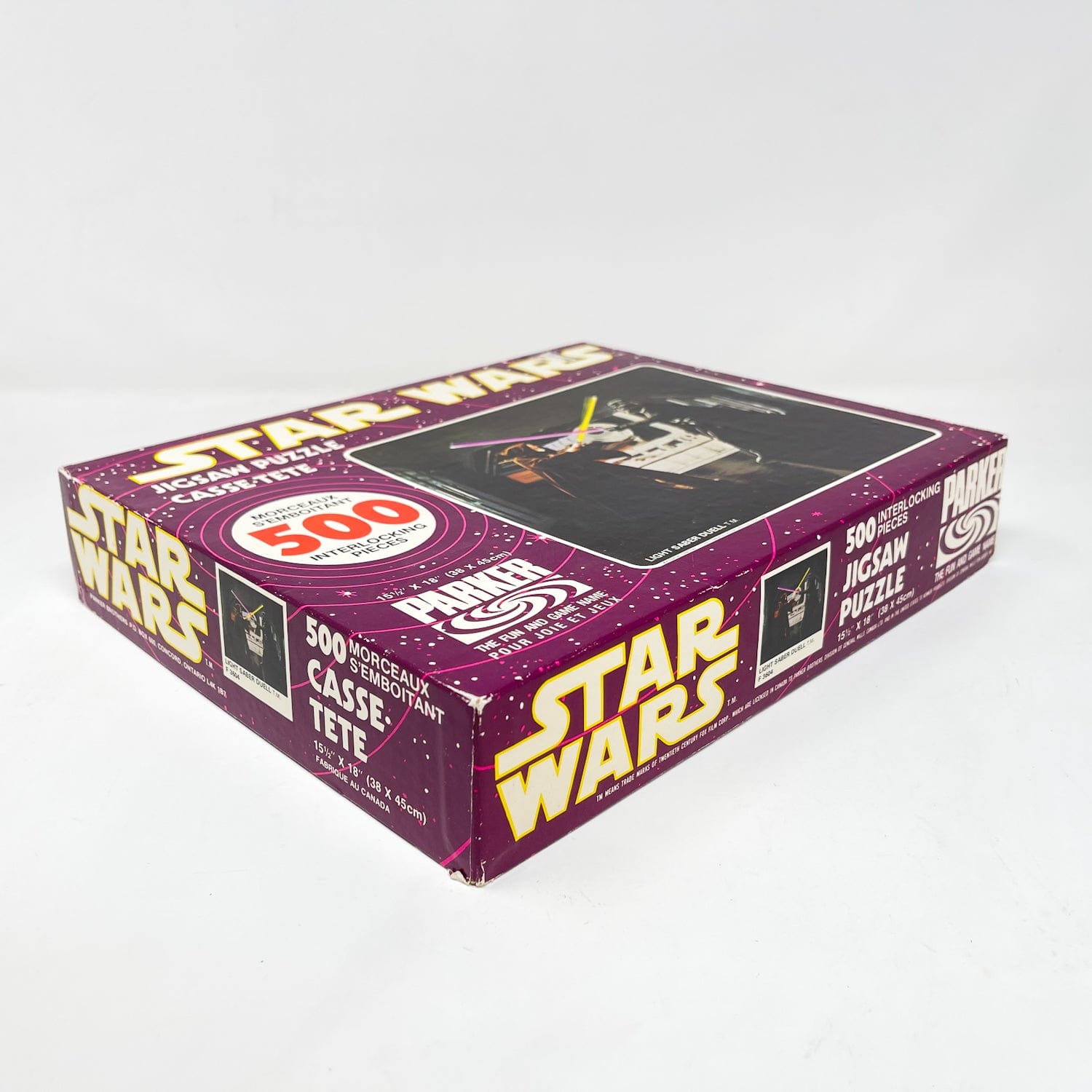 Vintage Parker Brothers Star Wars Non-Toy Star Wars Puzzle - Light Saber Duell - SEALED Canadian