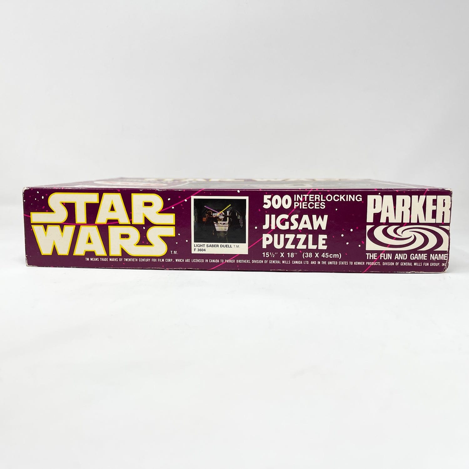 Vintage Parker Brothers Star Wars Non-Toy Star Wars Puzzle - Light Saber Duell - SEALED Canadian