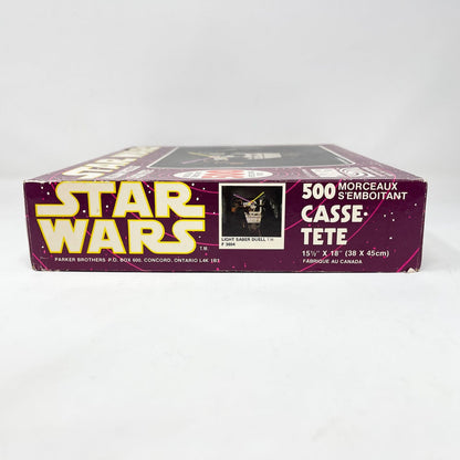 Vintage Parker Brothers Star Wars Non-Toy Star Wars Puzzle - Light Saber Duell - SEALED Canadian