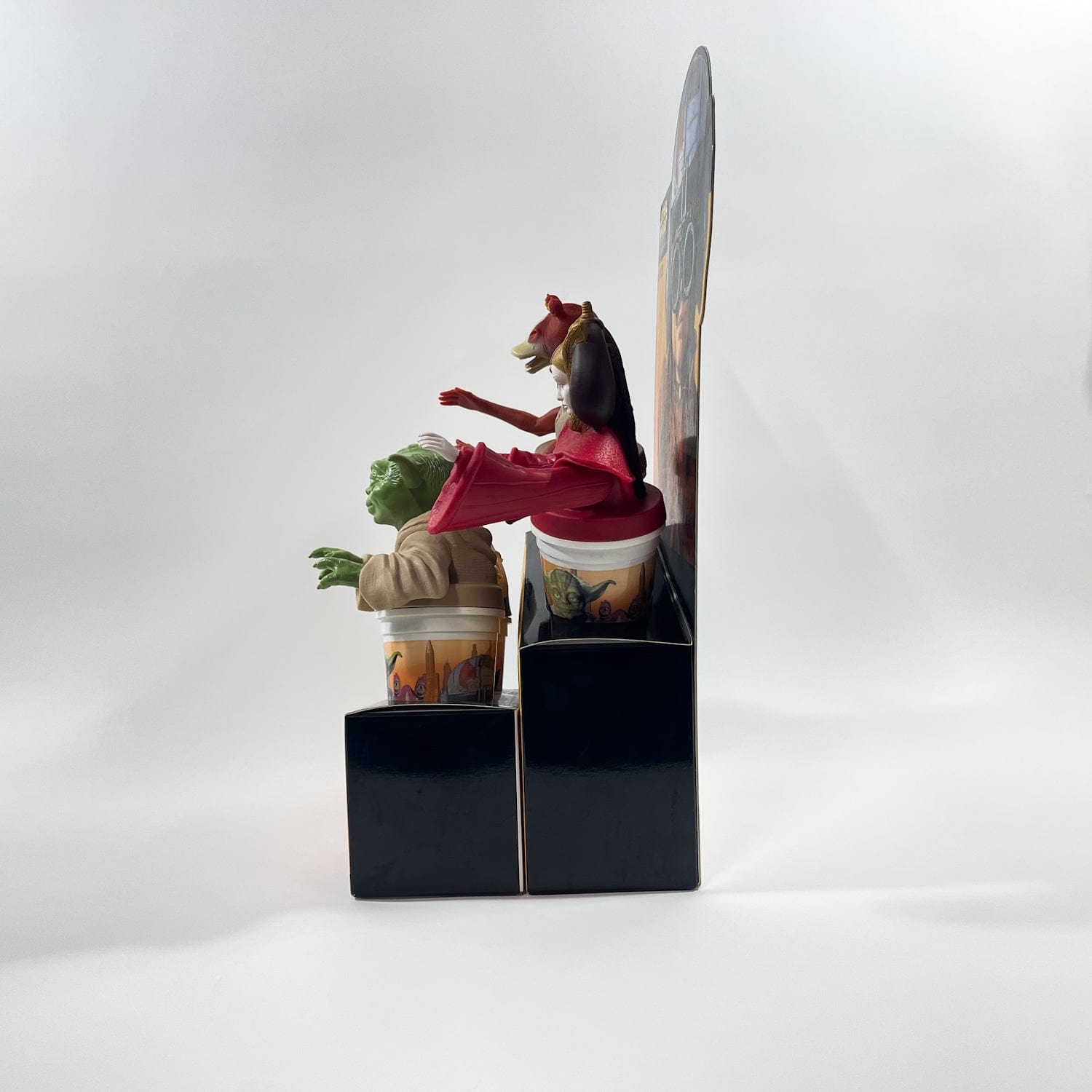 Vintage Pepsi Star Wars Ads KFC Japan Star Wars Episode 1 Cup Toppers Counter Display