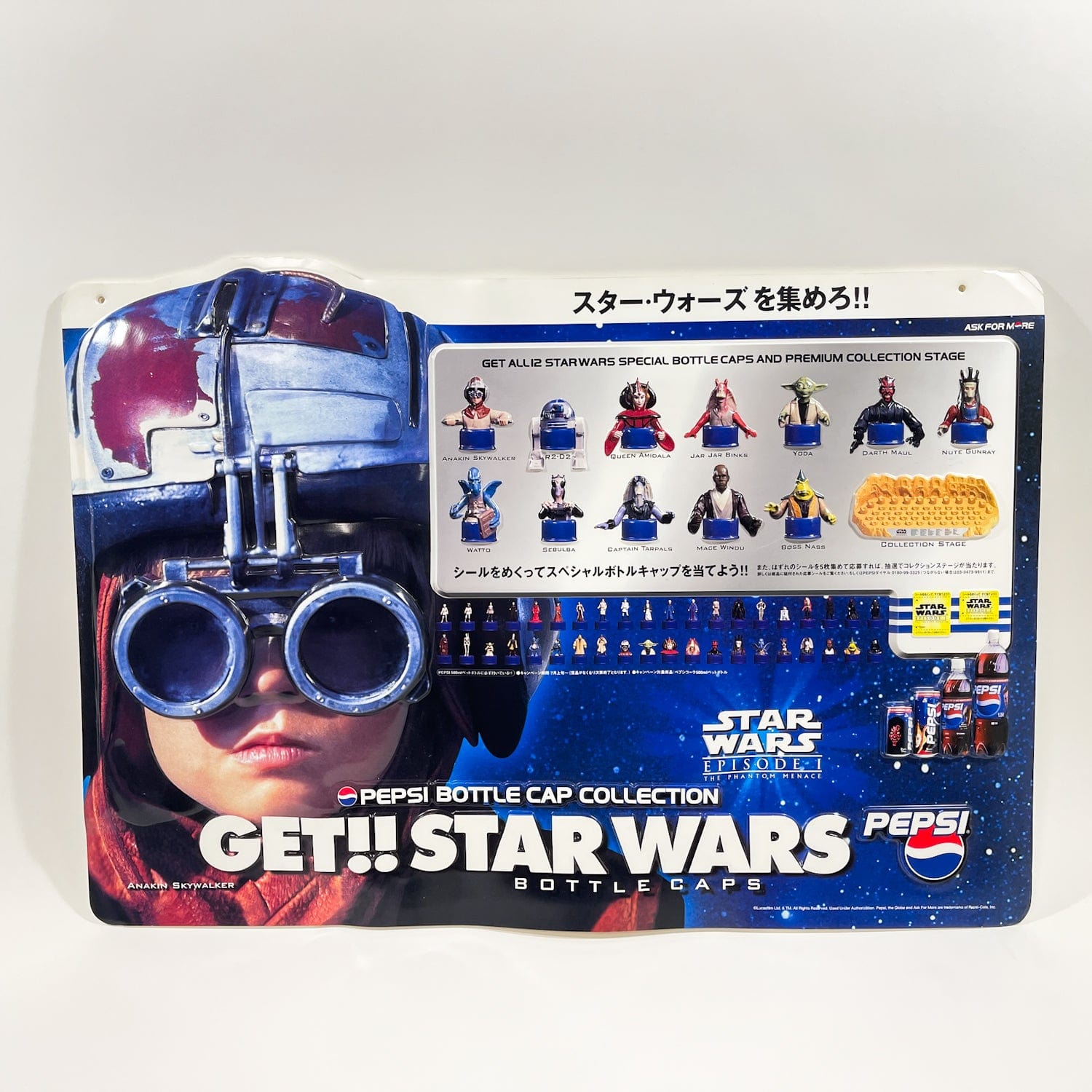 Vintage Pepsi Star Wars Ads Pepsi Japan Star Wars Episode 1 Store Display