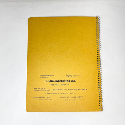 Vintage Randim Marketing Star Wars Non-Toy ROTJ Endor Spiral Notebook - Unused