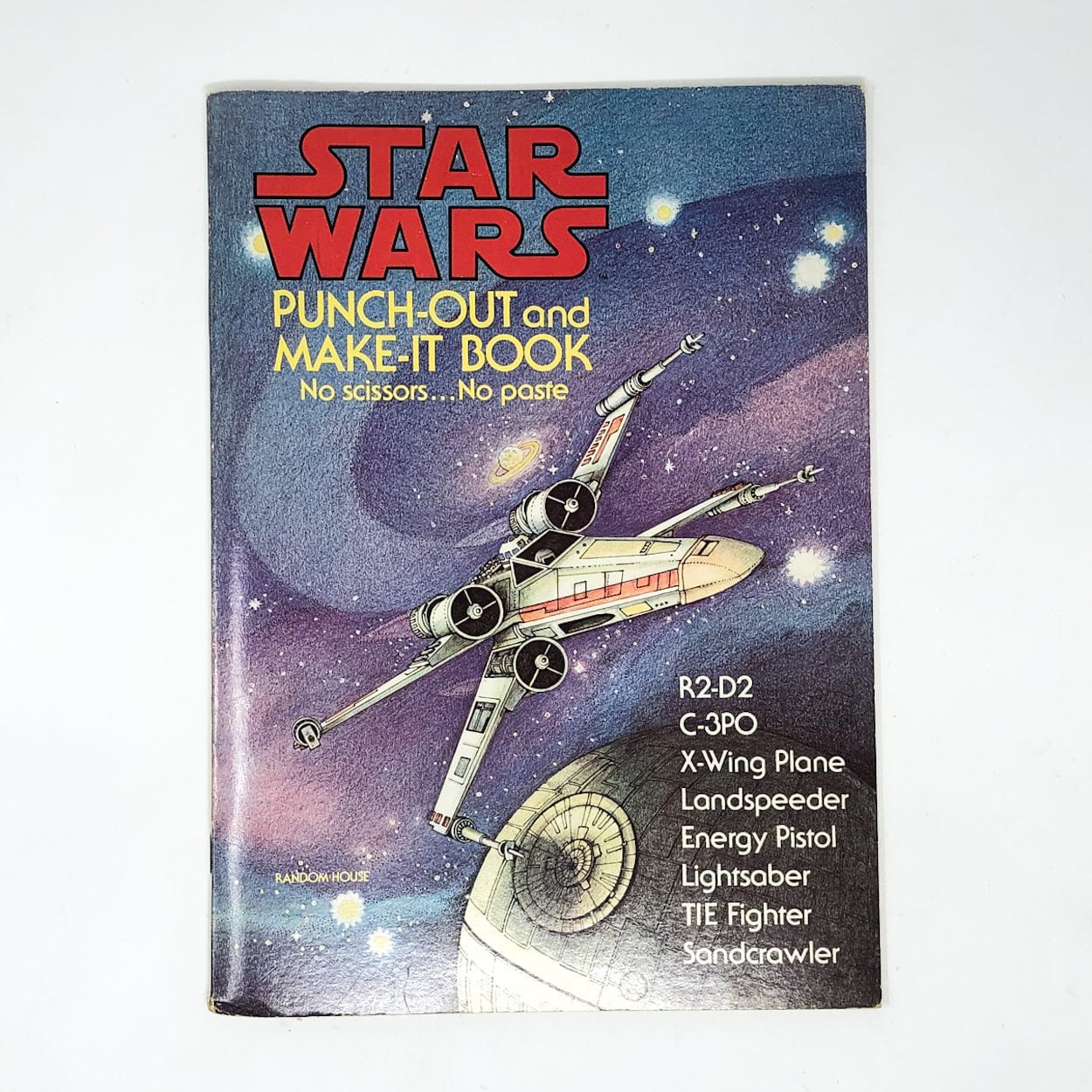 Vintage Random House Star Wars Non-Toy Star Wars Punch-Out and Make-It Book