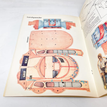 Vintage Random House Star Wars Non-Toy Star Wars Punch-Out and Make-It Book - Vintage Star Wars