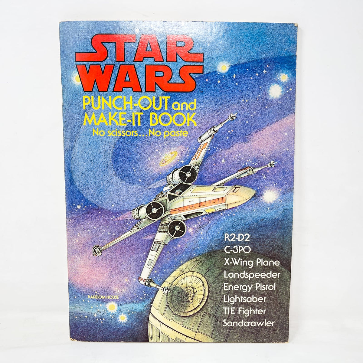 Vintage Random House Star Wars Non-Toy Star Wars Punch-Out and Make-It Book - Vintage Star Wars