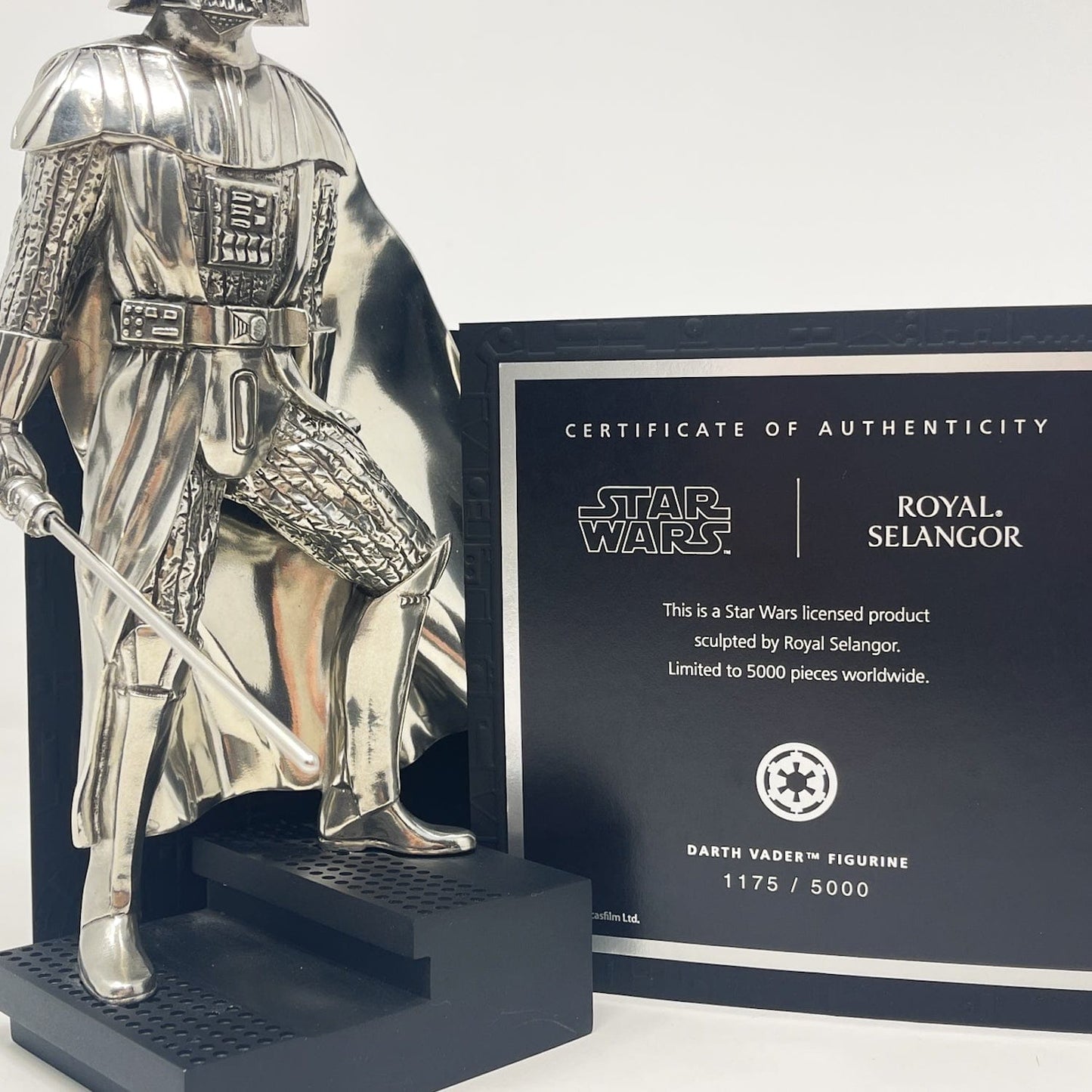 Vintage Royal Selangor Star Wars Statues & Busts Darth Vader Pewter Figurine - Royal Selangor Limited Edition (2016)