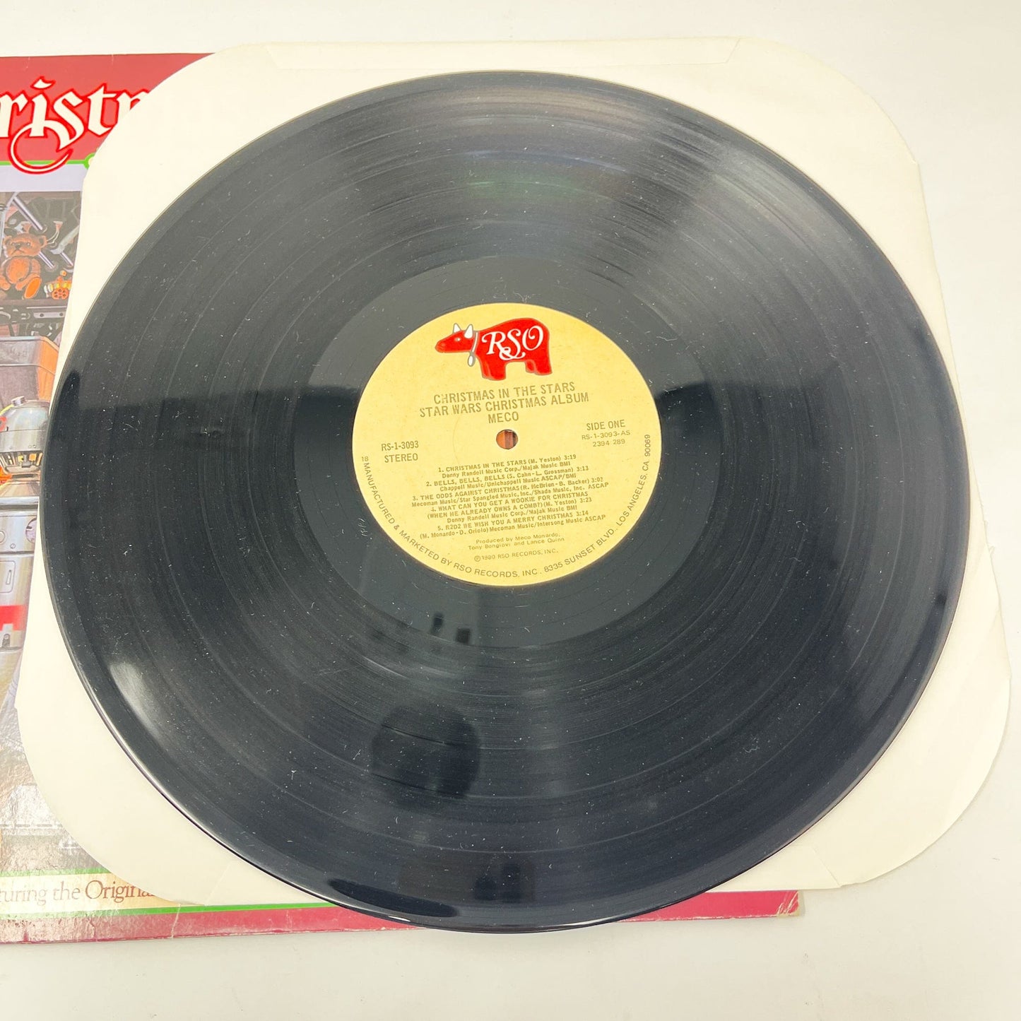 Vintage RSO Star Wars Vinyl Christmas in the Stars 12" Record - USA (1980)