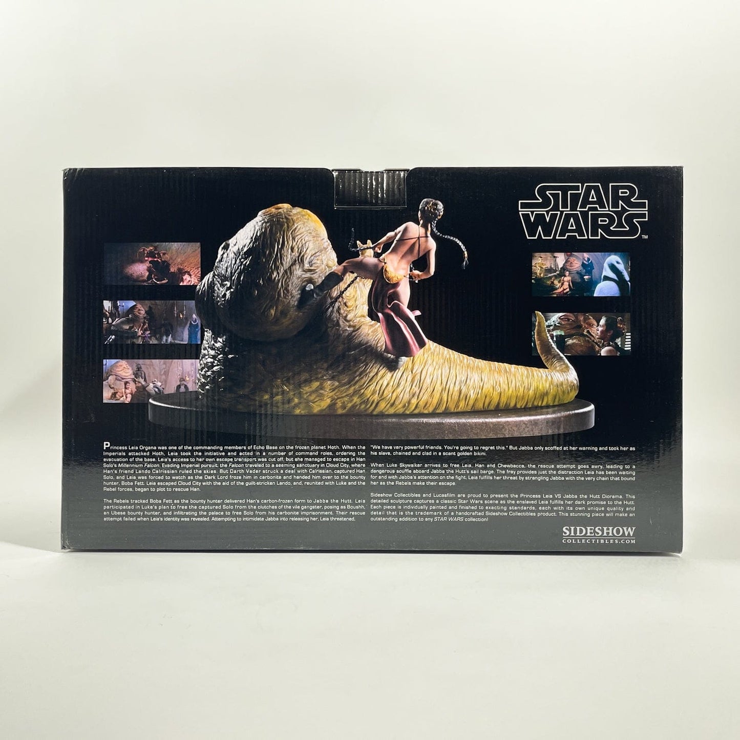 Vintage SIDESHOW Star Wars Jabba & Slave Leia - You're Going to Regret This Diorama - Sideshow