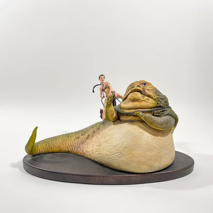 Vintage SIDESHOW Star Wars Jabba & Slave Leia - You're Going to Regret This Diorama - Sideshow