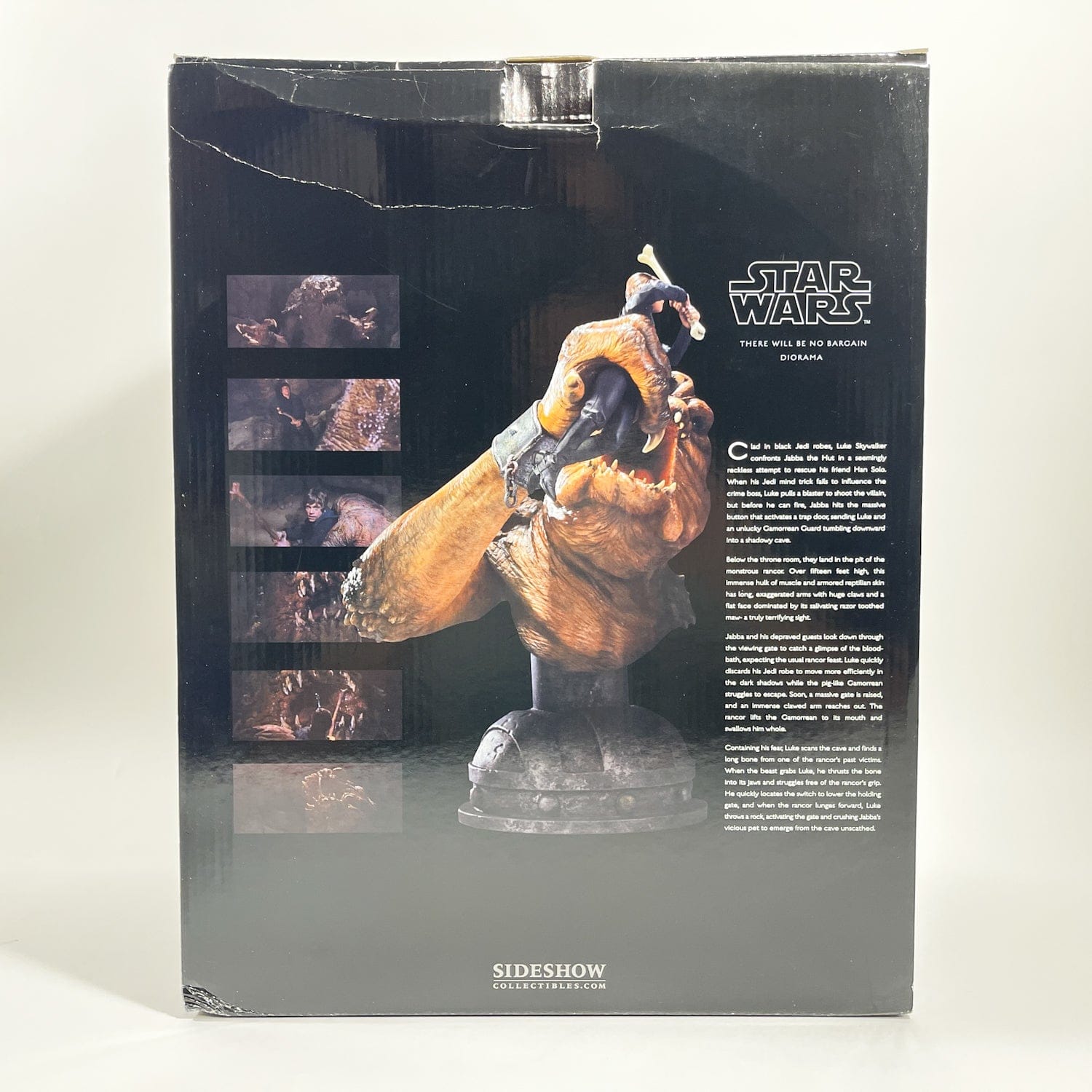 Vintage SIDESHOW Star Wars Rancor - There Will Be No Bargain Diorama - Sideshow Exclusive Edition