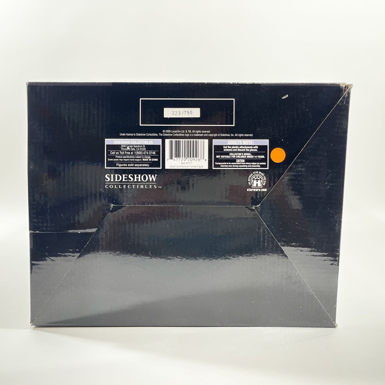 Vintage SIDESHOW Star Wars Slave Leia w/ Salacious Crumb - Premium Format Figure - Sideshow Exclusive Edition