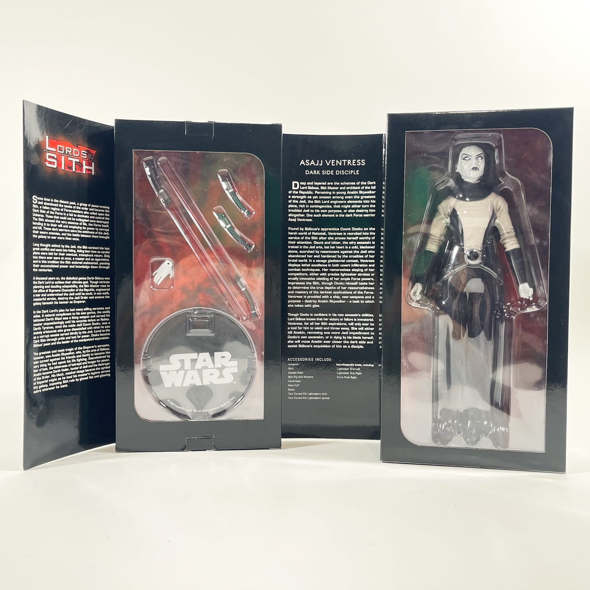 Vintage SIDESHOW Star Wars Statues & Busts Asajj Ventress (Dark Side Disciple) – Sideshow Collectibles Sixth Scale Figure (2007)