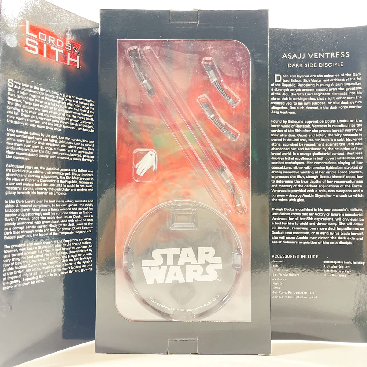 Vintage SIDESHOW Star Wars Statues & Busts Asajj Ventress (Dark Side Disciple) – Sideshow Collectibles Sixth Scale Figure (2007)