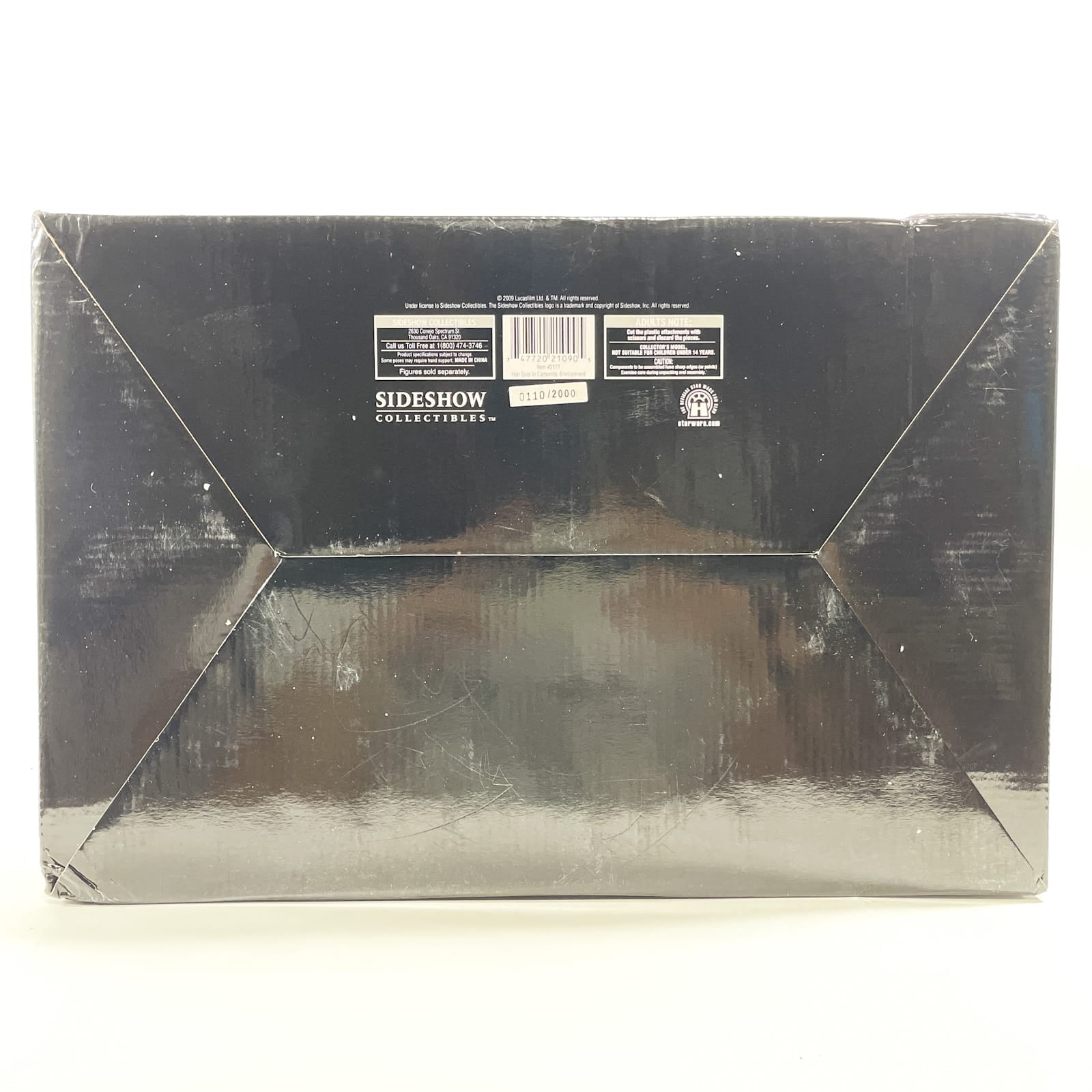Vintage SIDESHOW Star Wars Statues & Busts Han Solo in Carbonite – Sideshow Collectibles 1:6 Scale Environment (2009)