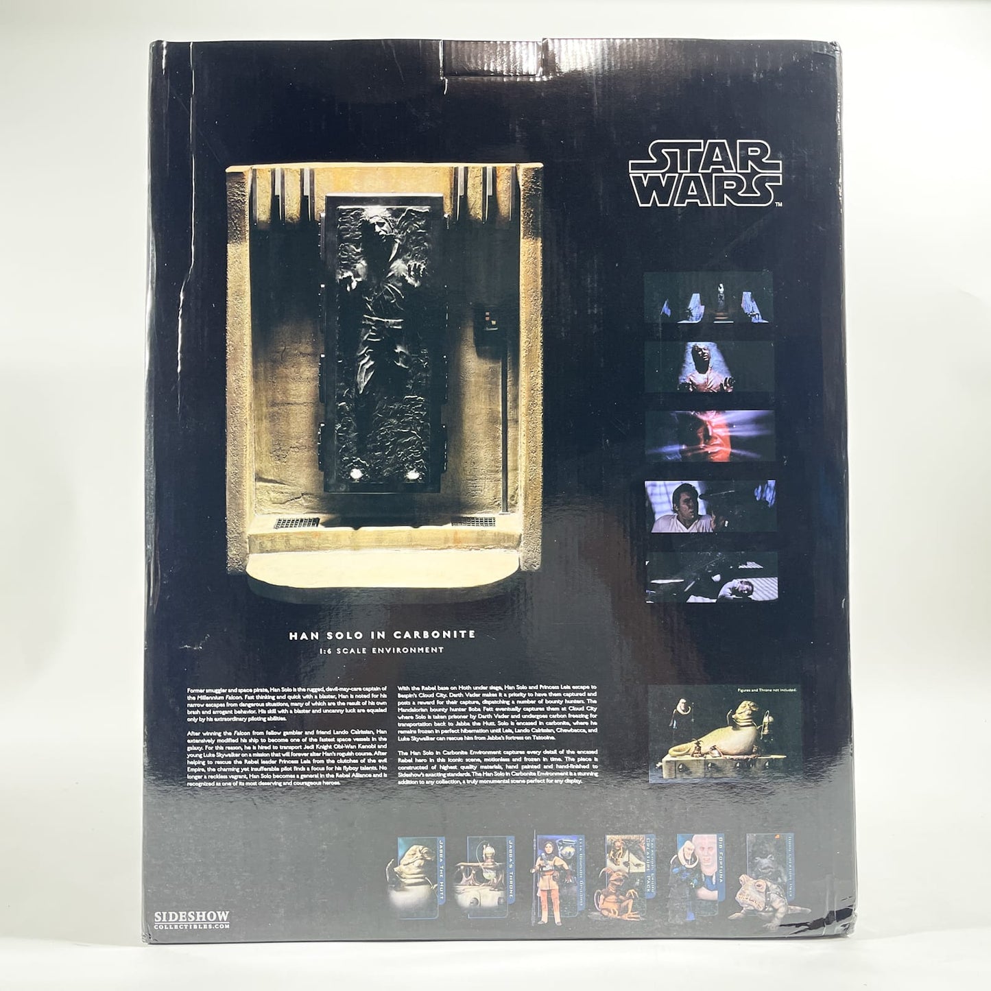 Vintage SIDESHOW Star Wars Statues & Busts Han Solo in Carbonite – Sideshow Collectibles 1:6 Scale Environment (2009)