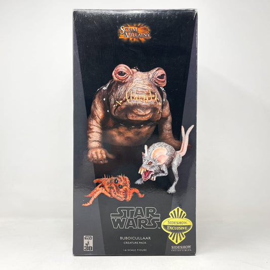 Vintage SIDESHOW Star Wars Statues & Busts Jabba's Palace Buboicullaar Creature Pack– Sideshow Collectibles Sixth Scale Figure (2007)