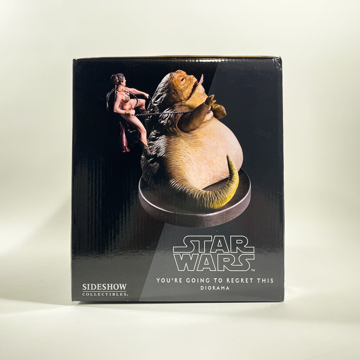 Vintage SIDESHOW Star Wars Statues & Busts Jabba & Sleave Leia - You're Going to Regret This Diorama - Sideshow