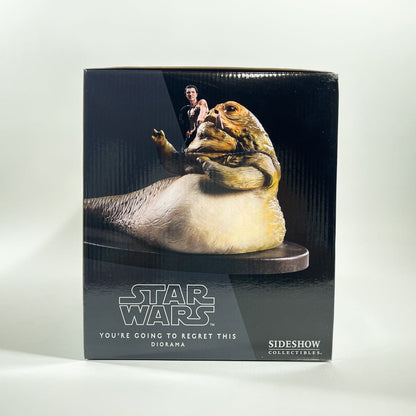 Vintage SIDESHOW Star Wars Statues & Busts Jabba & Sleave Leia - You're Going to Regret This Diorama - Sideshow