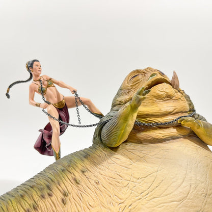 Vintage SIDESHOW Star Wars Statues & Busts Jabba & Sleave Leia - You're Going to Regret This Diorama - Sideshow