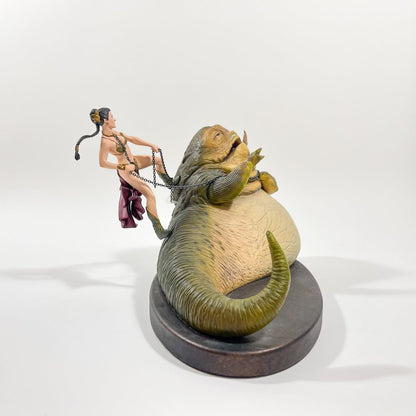 Vintage SIDESHOW Star Wars Statues & Busts Jabba & Sleave Leia - You're Going to Regret This Diorama - Sideshow