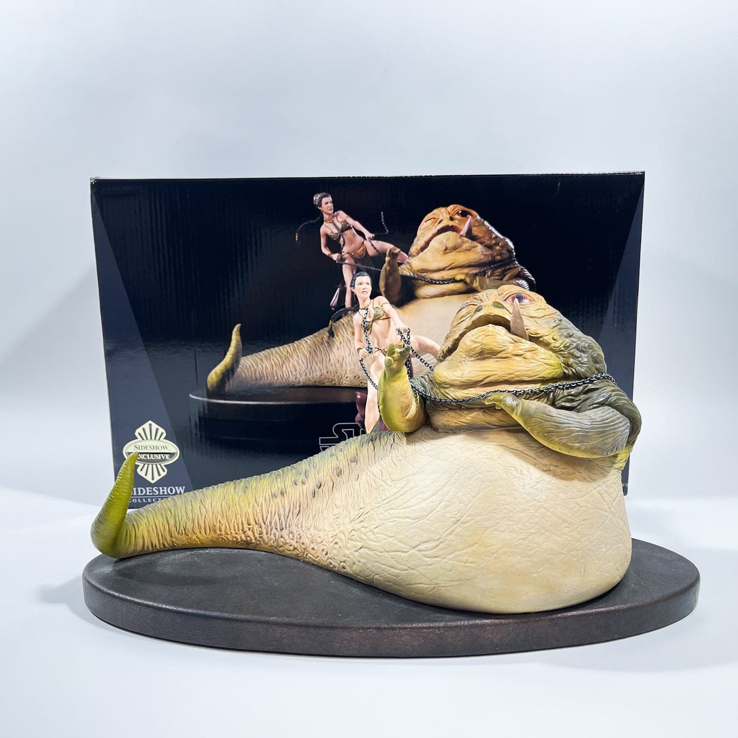 Vintage SIDESHOW Star Wars Statues & Busts Jabba & Sleave Leia - You're Going to Regret This Diorama - Sideshow