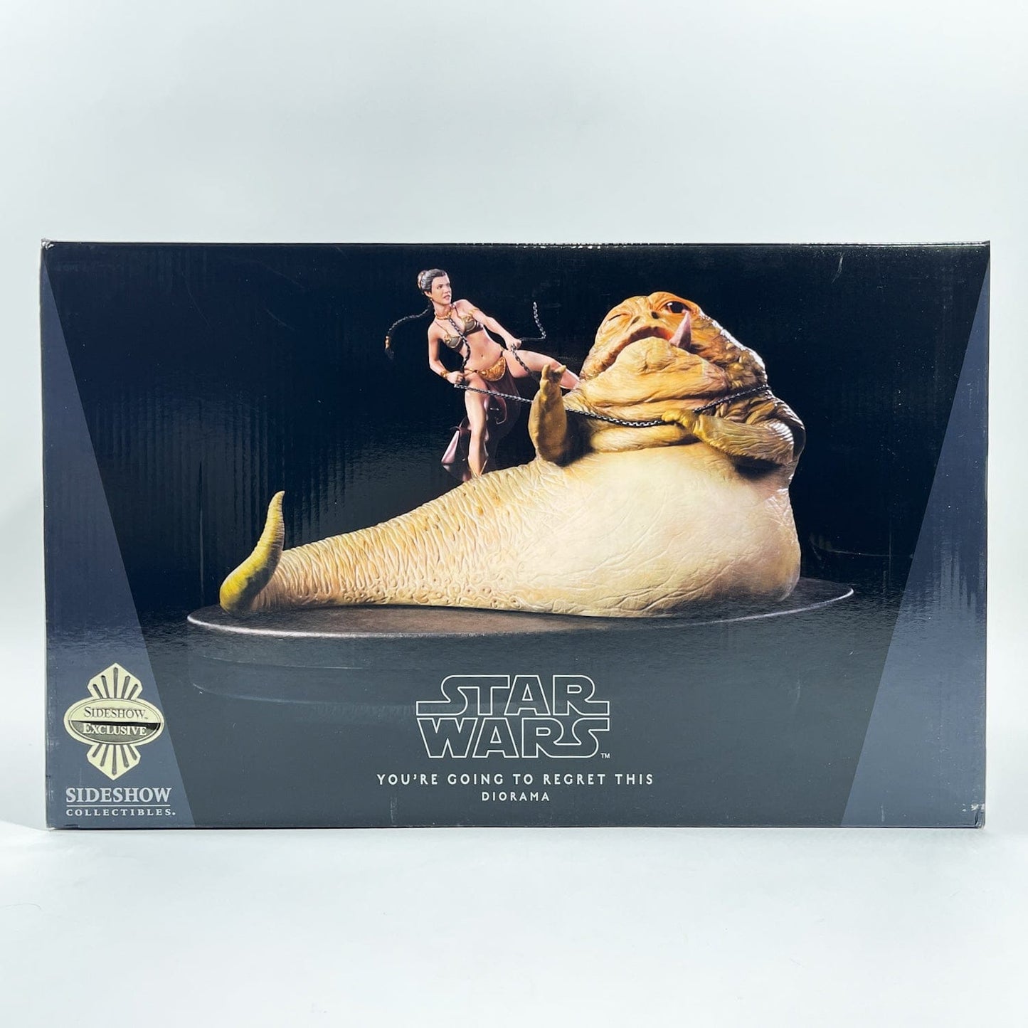Vintage SIDESHOW Star Wars Statues & Busts Jabba & Sleave Leia - You're Going to Regret This Diorama - Sideshow