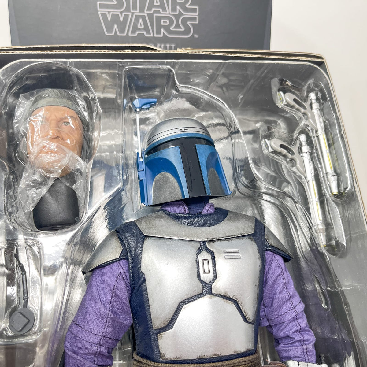 Vintage SIDESHOW Star Wars Statues & Busts Jango Fett (Bounty Hunter)  Exclusive Version – Sideshow Collectibles Sixth Scale Figure (2015)