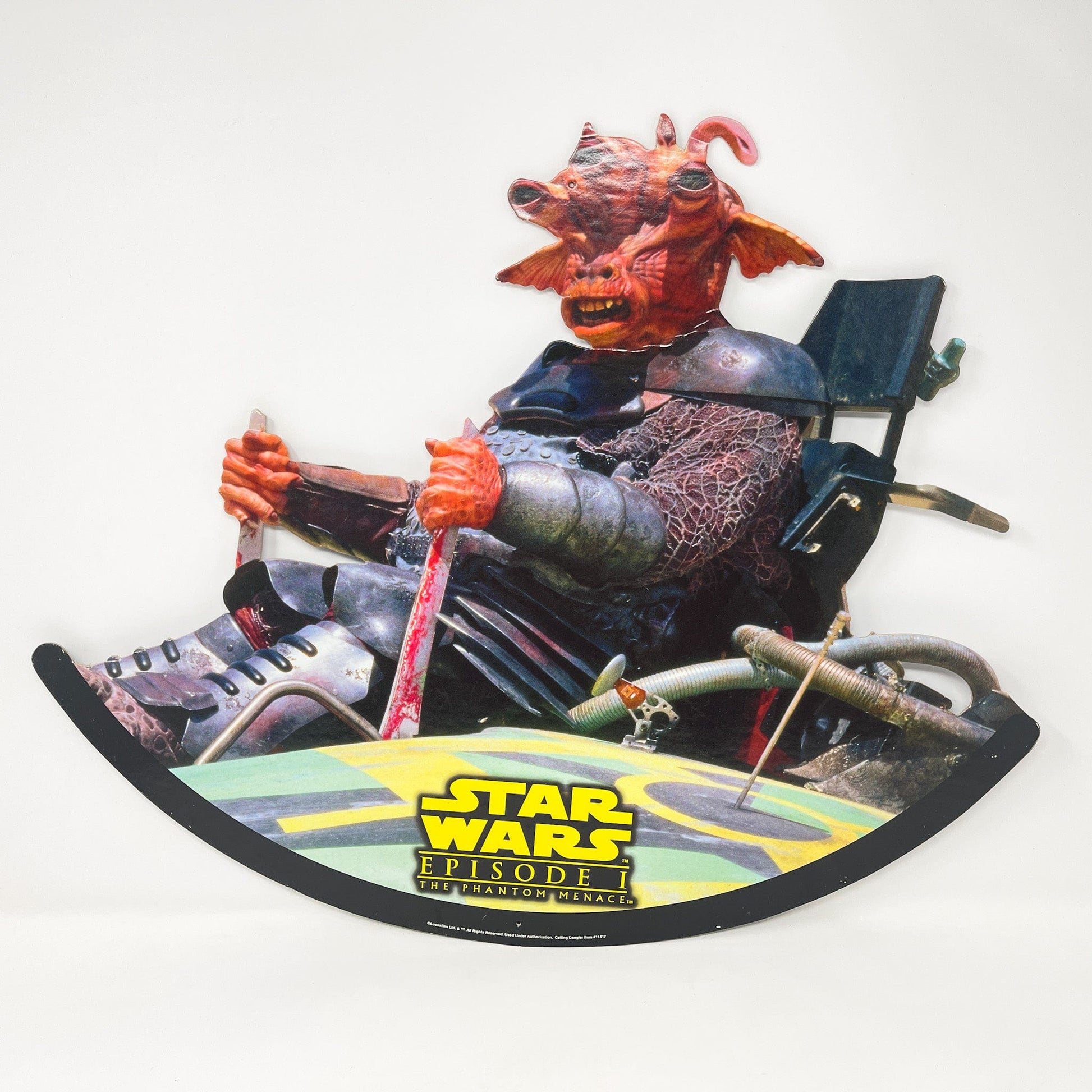 Phantom Menace Taco Bell Podrace Hanging Store Display Mawhonic