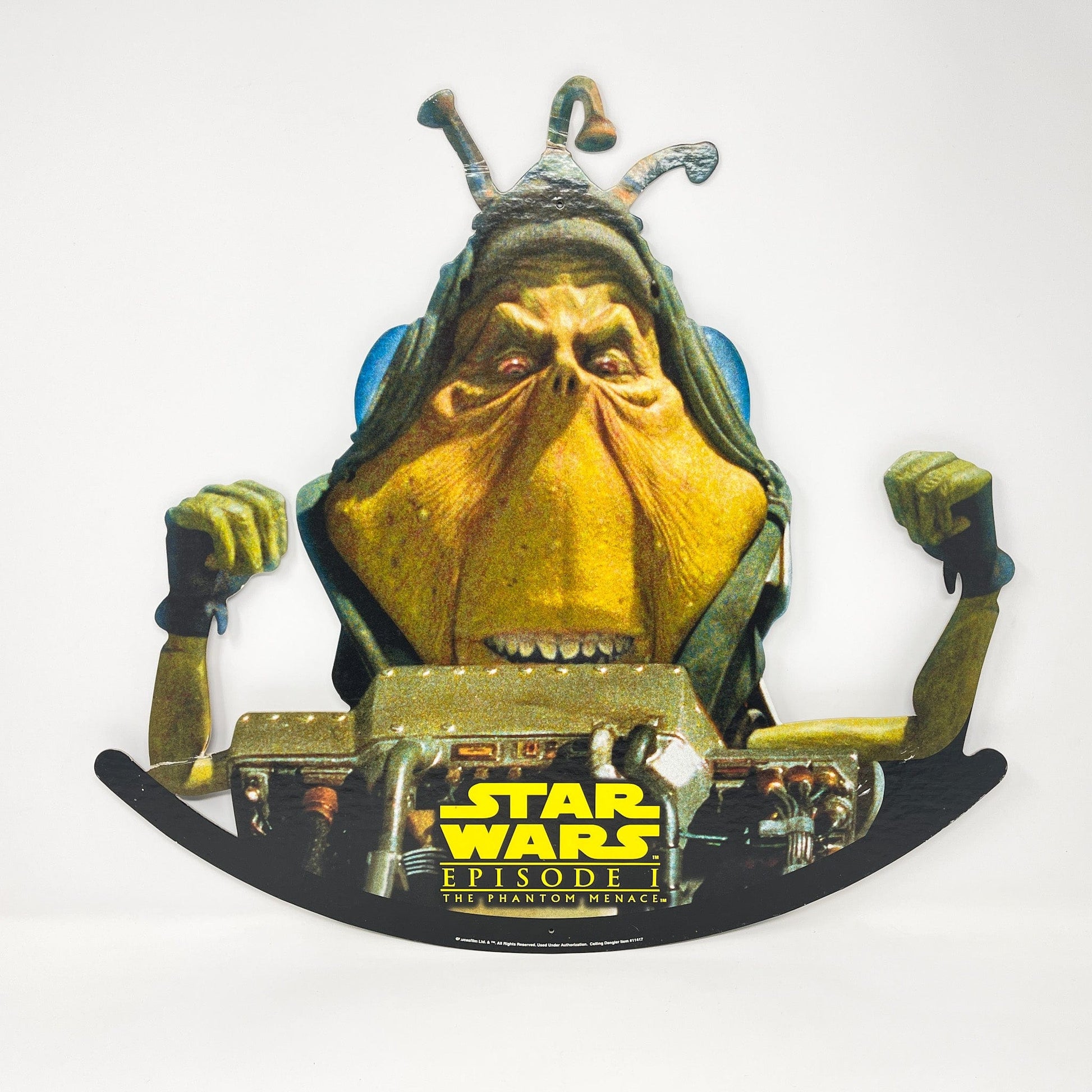 Vintage Taco Bell Star Wars Ads Phantom Menace Taco Bell Podrace Hanging Store Display - Quadrenaros