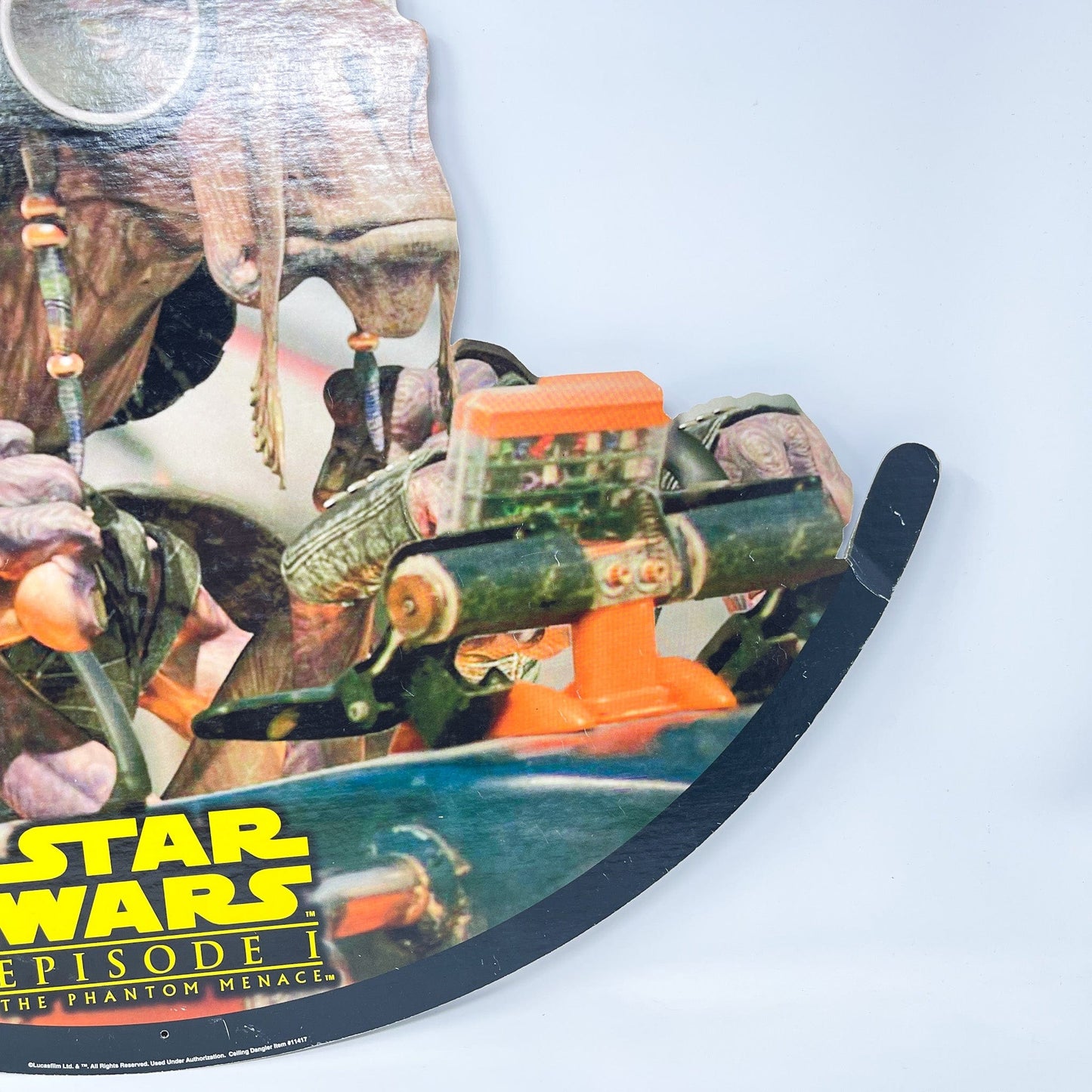 Vintage Taco Bell Star Wars Ads Phantom Menace Taco Bell Podrace Hanging Store Display - Sebulba