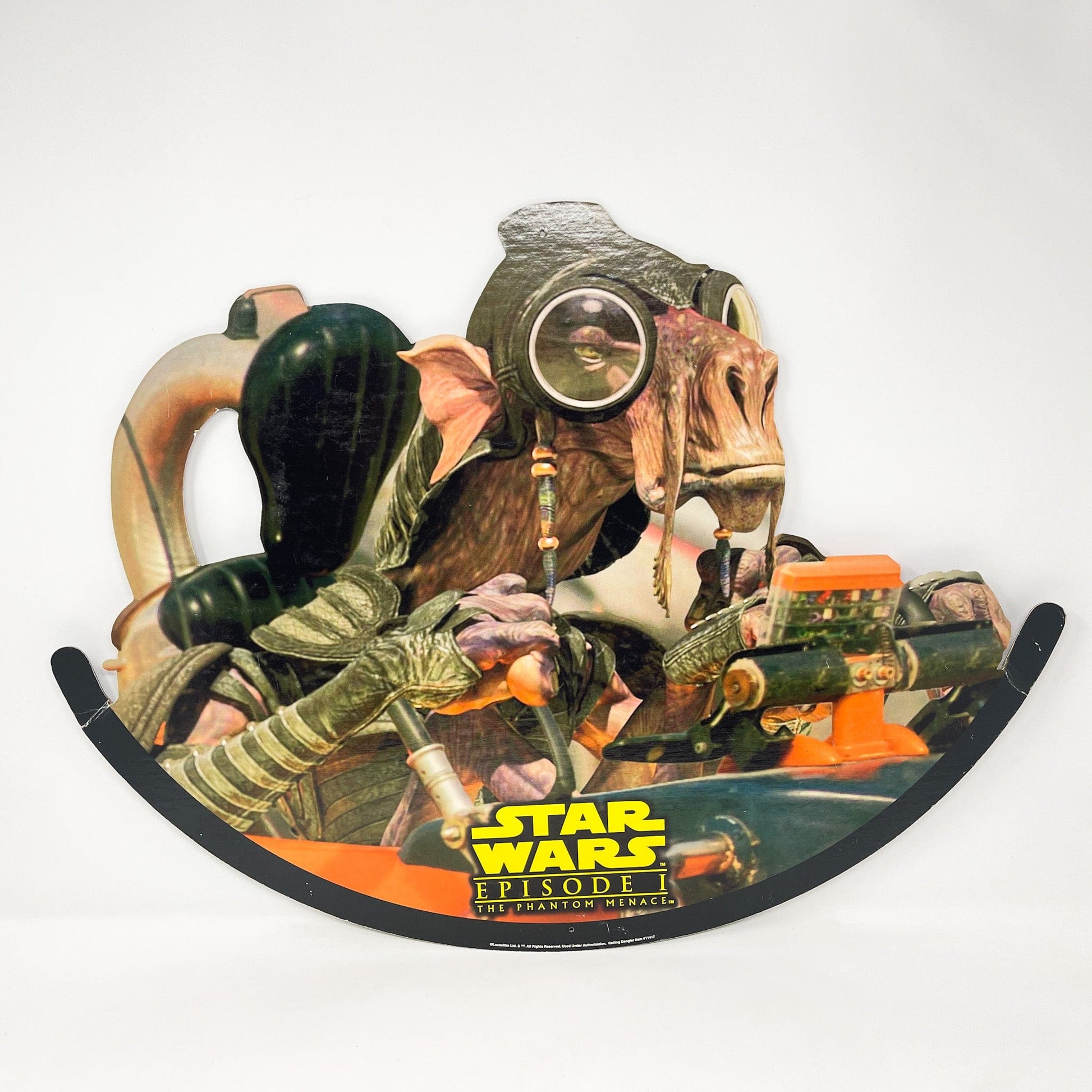 Vintage Taco Bell Star Wars Ads Phantom Menace Taco Bell Podrace Hanging Store Display - Sebulba