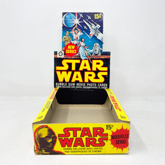 Vintage Topps Star Wars Non-Toy O-PEE-CHEE Star Wars Series 2 Display Box - Empty