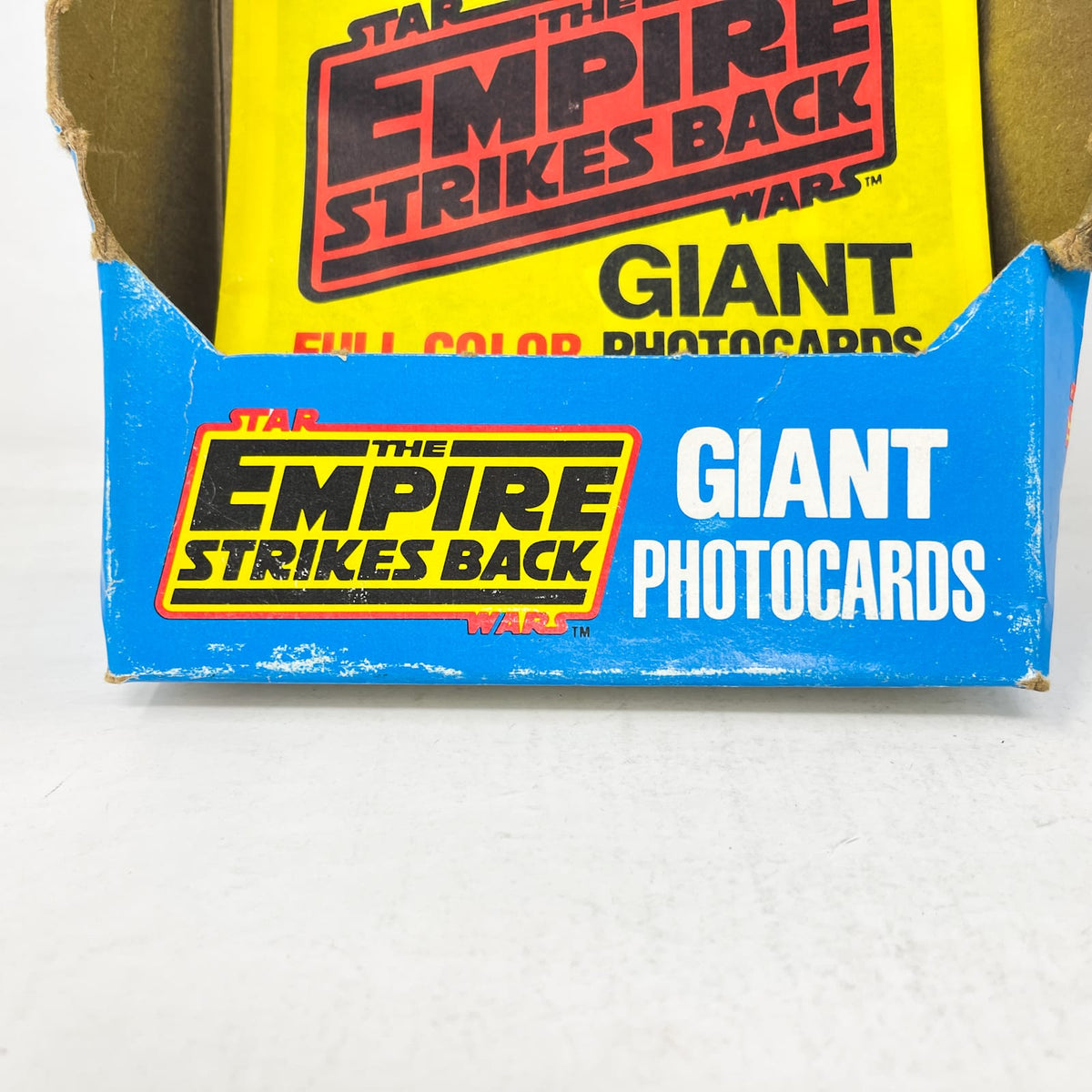 Vintage Topps Star Wars Non-Toy Topps Empire Strikes Back Giant Photo Cards Display Box (1980)
