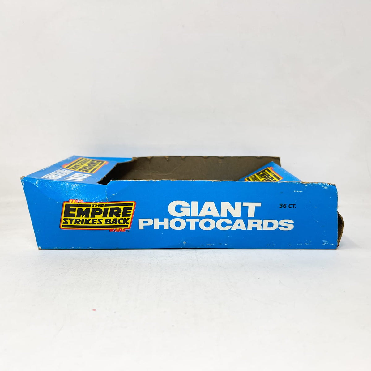 Vintage Topps Star Wars Non-Toy Topps Empire Strikes Back Giant Photo Cards Display Box (1980)