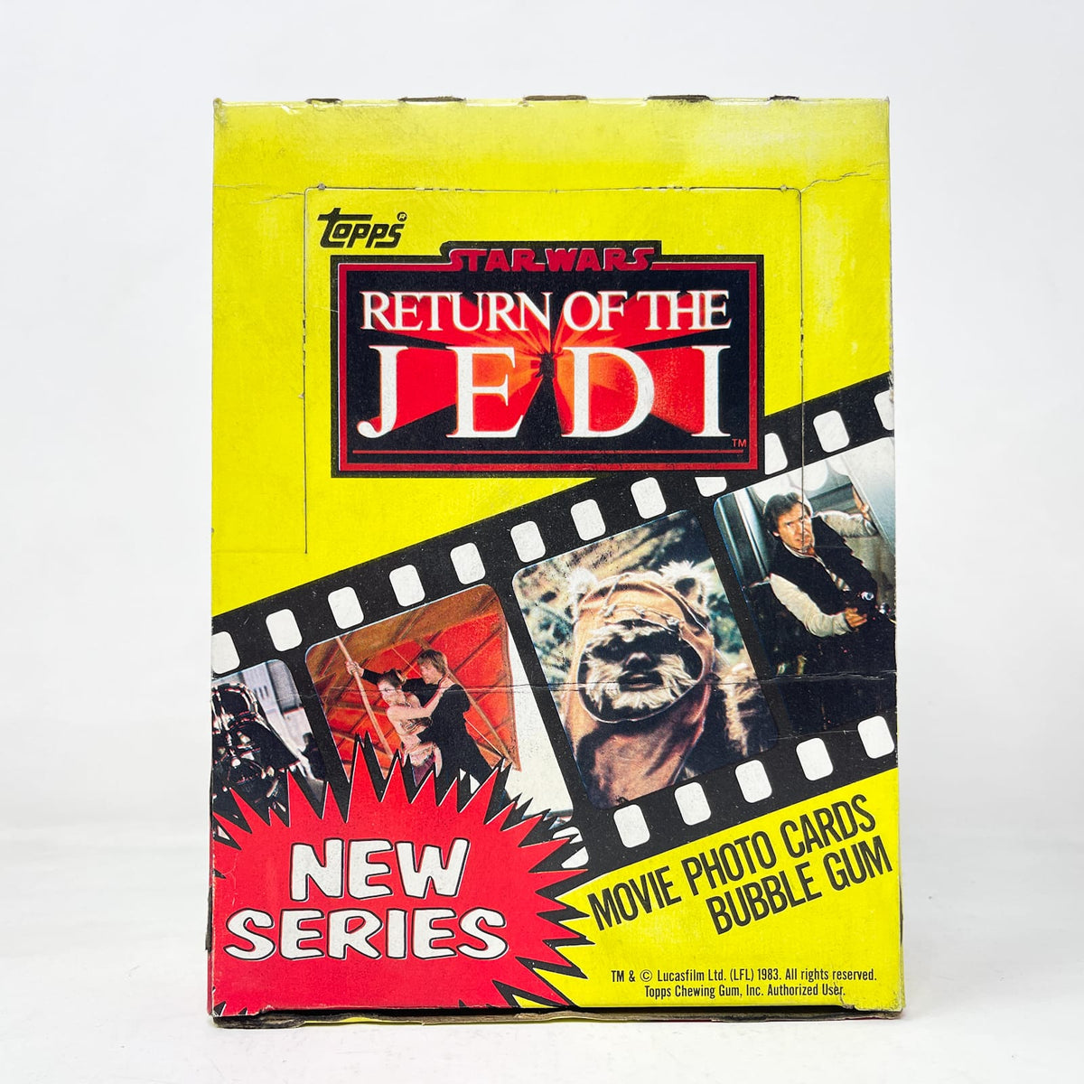 Vintage Topps Star Wars Non-Toy Topps Return of the Jedi Series 2 Display Box - Empty