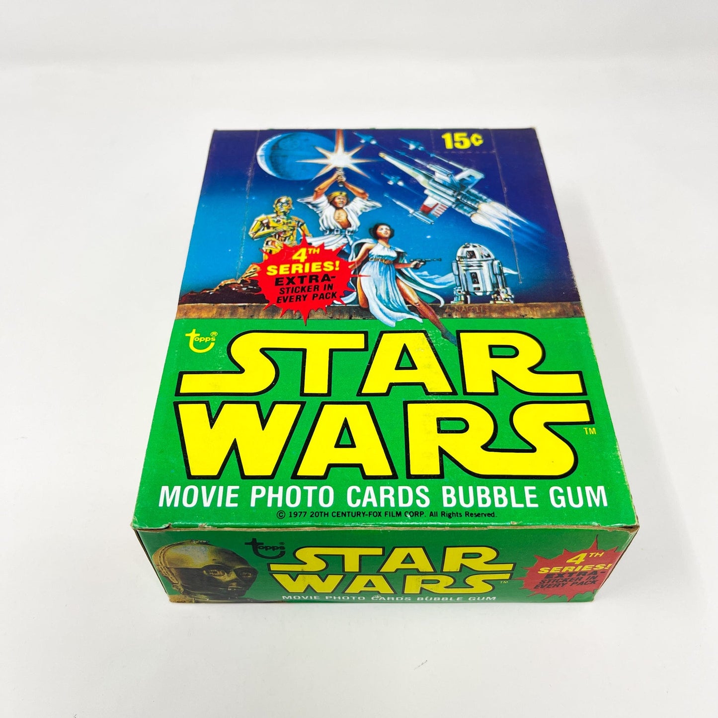 Vintage Topps Star Wars Non-Toy Topps Star Wars Series 4 Display Box - Empty