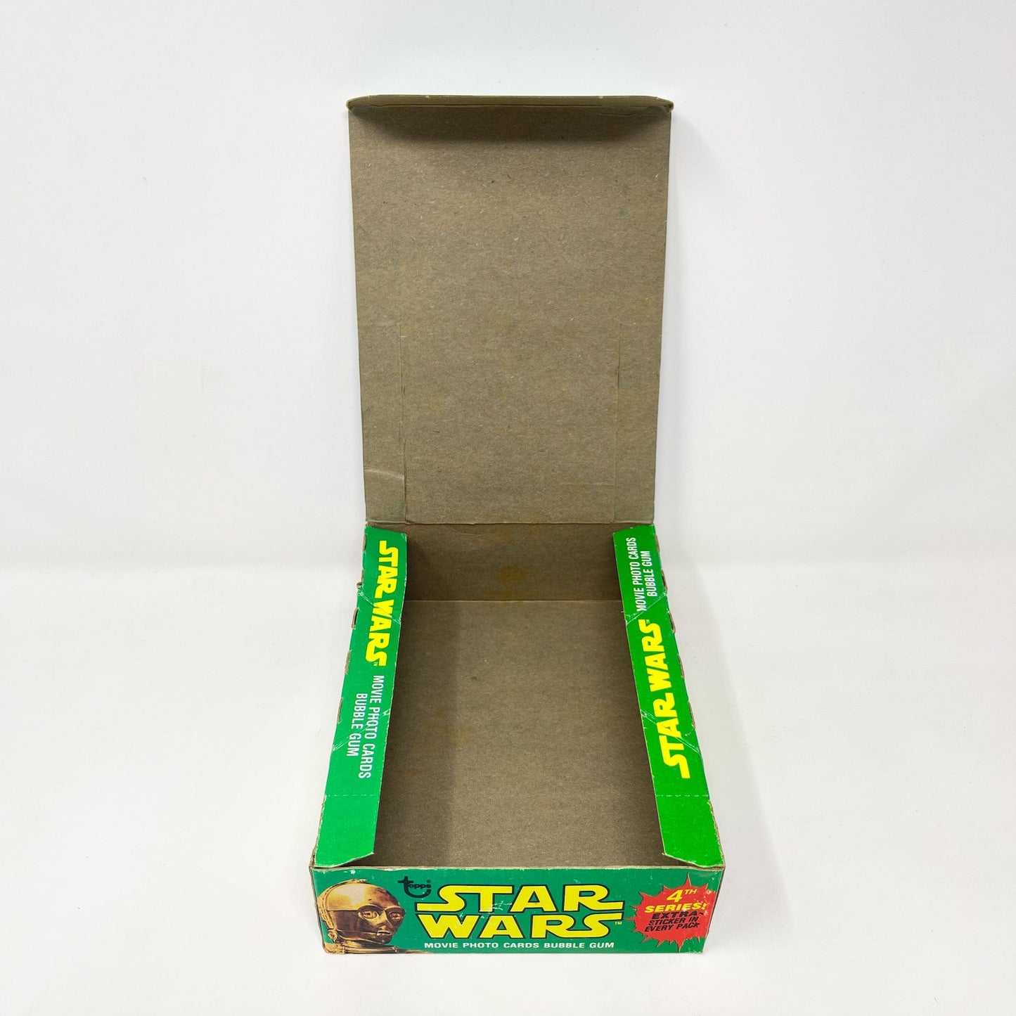 Vintage Topps Star Wars Non-Toy Topps Star Wars Series 4 Display Box - Empty