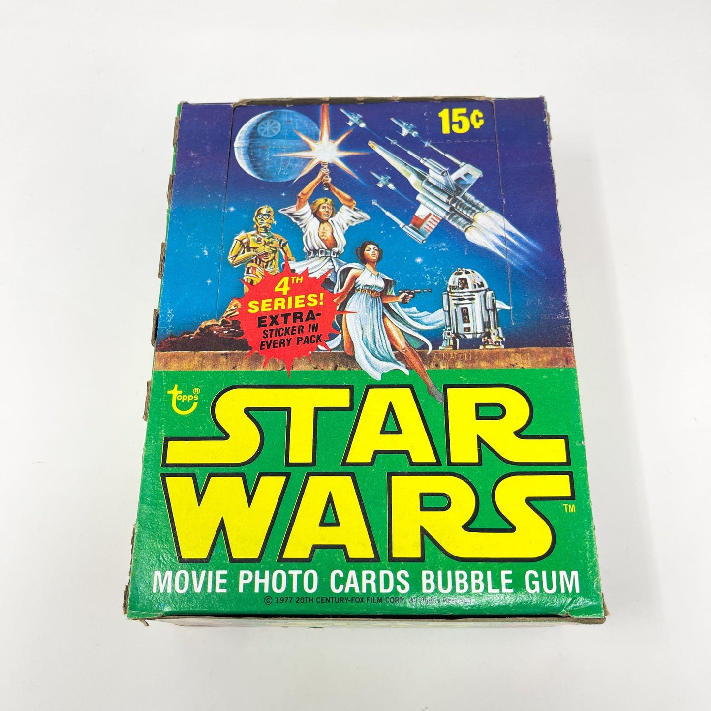 Vintage Topps Star Wars Non-Toy Topps Star Wars Series 4 Display Box - Empty