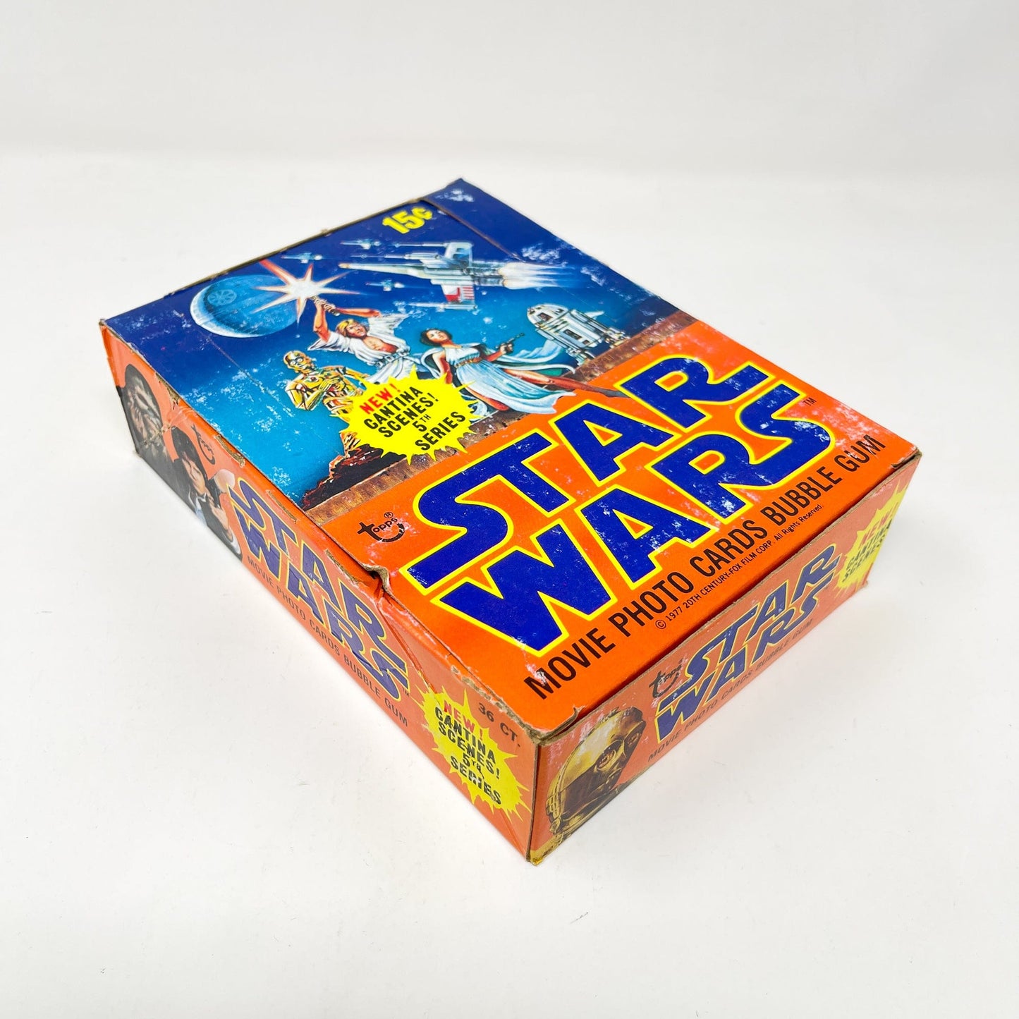 Vintage Topps Star Wars Non-Toy Topps Star Wars Series 5 Display Box - Empty