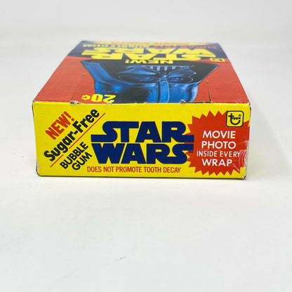 Vintage Topps Star Wars Non-Toy Topps Sugar Free Gum Display Box & Set of 4 Sealed Packs