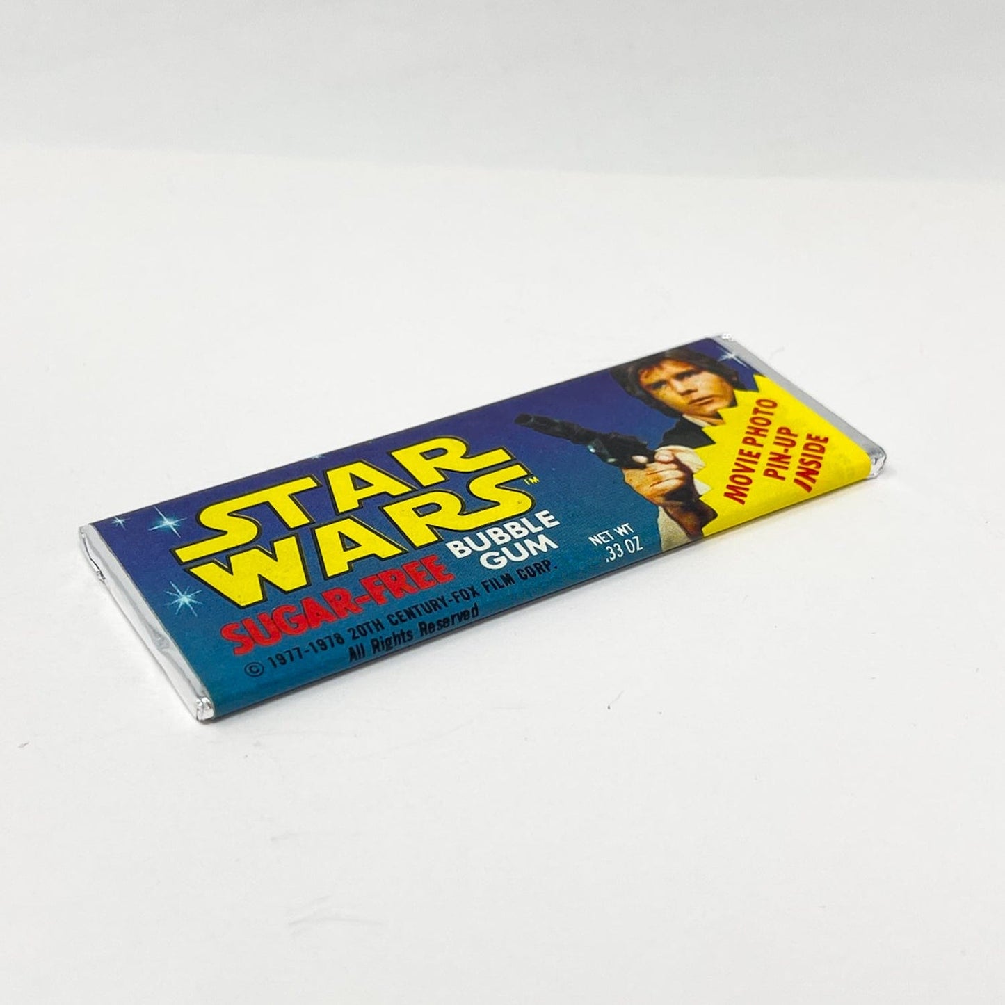 Vintage Topps Star Wars Non-Toy Topps Sugar Free Gum Sealed Pack - Han Solo