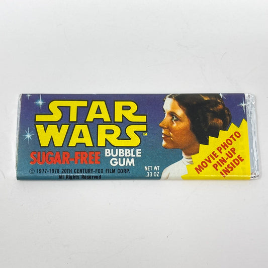 Vintage Topps Star Wars Non-Toy Topps Sugar Free Gum Sealed Pack - Leia Organa
